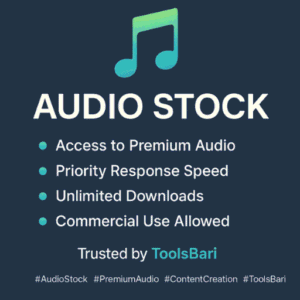 Audio Stock - Monthly Subscription at Low Cost
