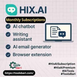 HIX.AI Premium Monthly Subscription – AI Content Writing Tool at an Affordable Price