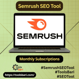 SEMrush Premium Monthly Subscriptions – 30 Days Full Access